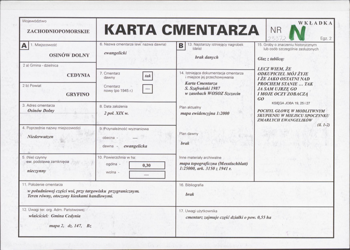 Karta cmentarza, skan nr 1