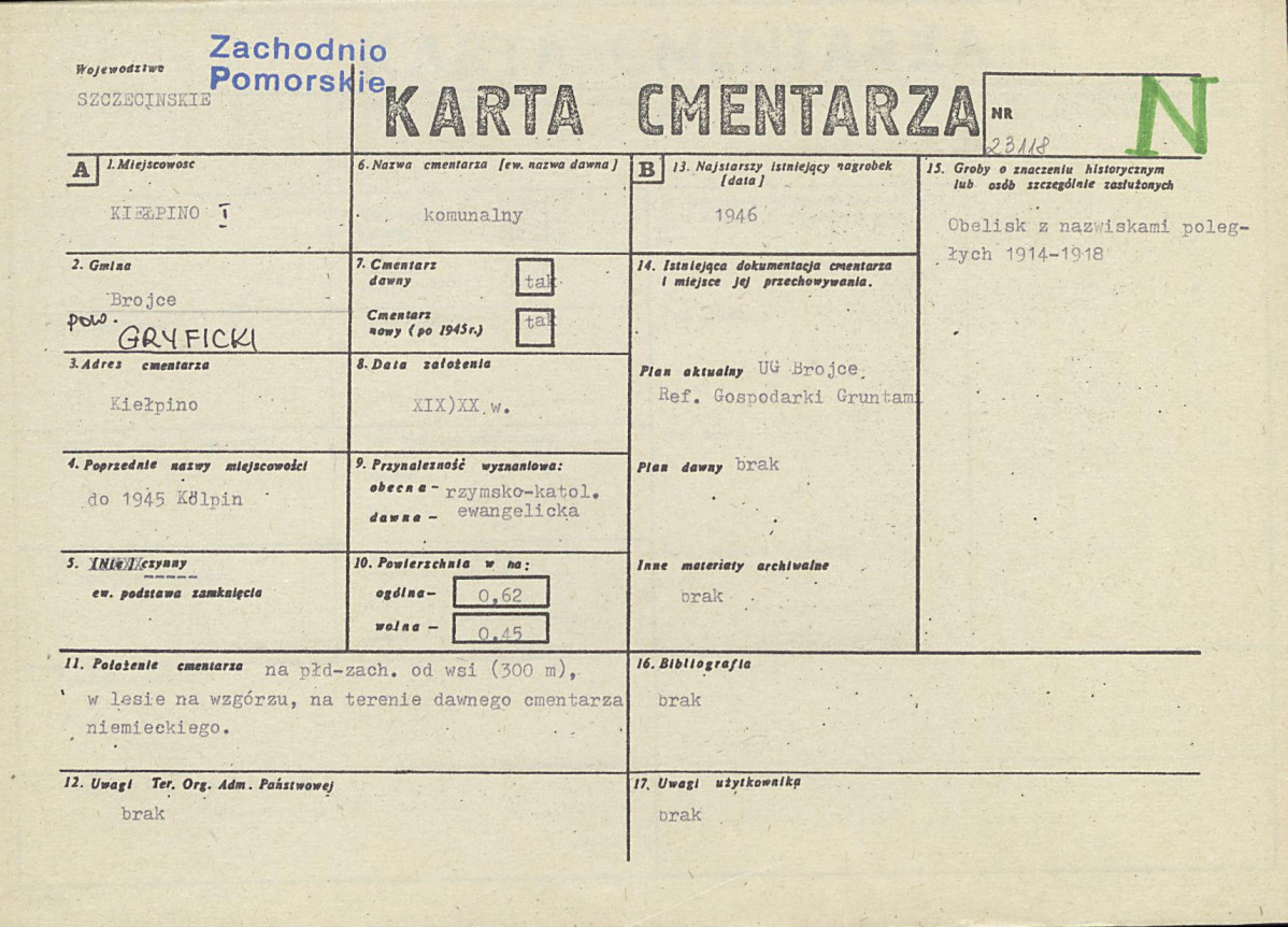 Karta cmentarza, skan nr 1