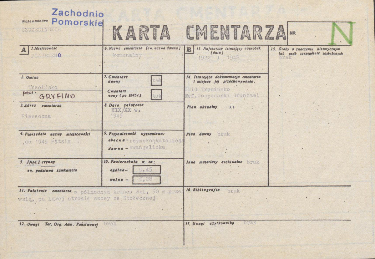 Karta cmentarza, skan nr 1