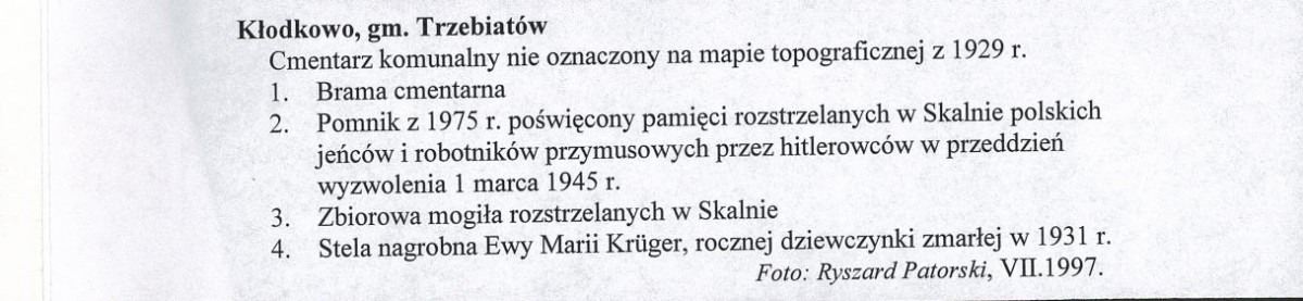 Karta cmentarza, skan nr 5