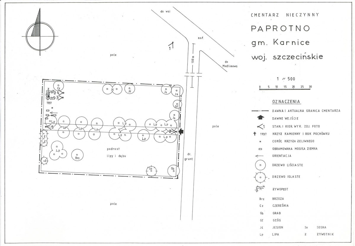 Karta cmentarza, skan nr 3