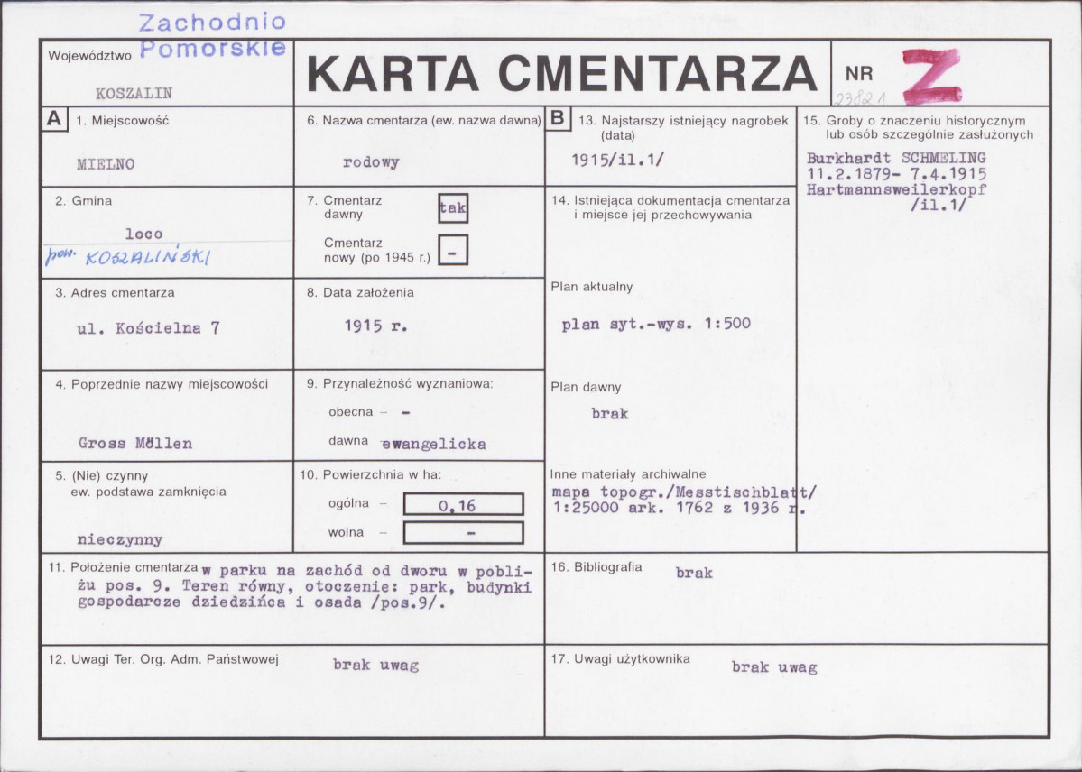 Karta cmentarza, skan nr 1