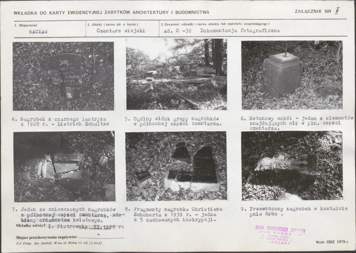 Karta cmentarza, skan nr 5