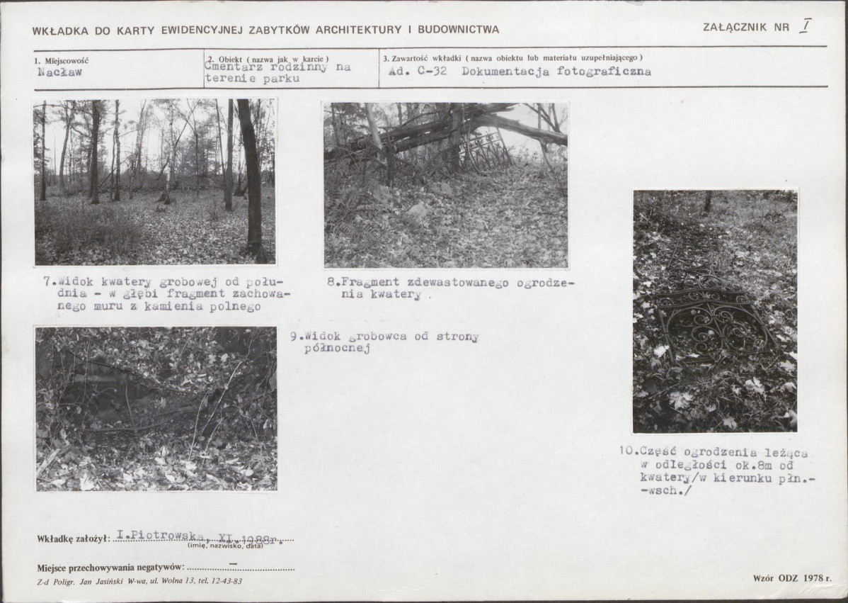 Karta cmentarza, skan nr 5