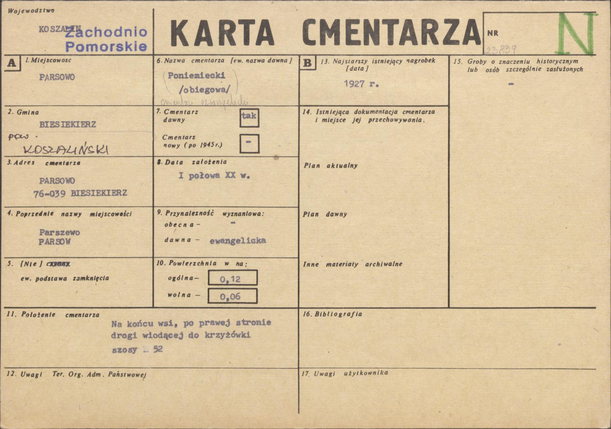 Karta cmentarza, skan nr 1