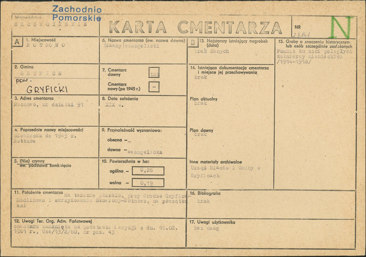 Karta cmentarza, skan nr 1