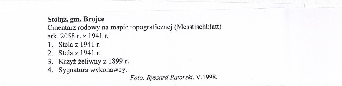 Karta cmentarza, skan nr 5
