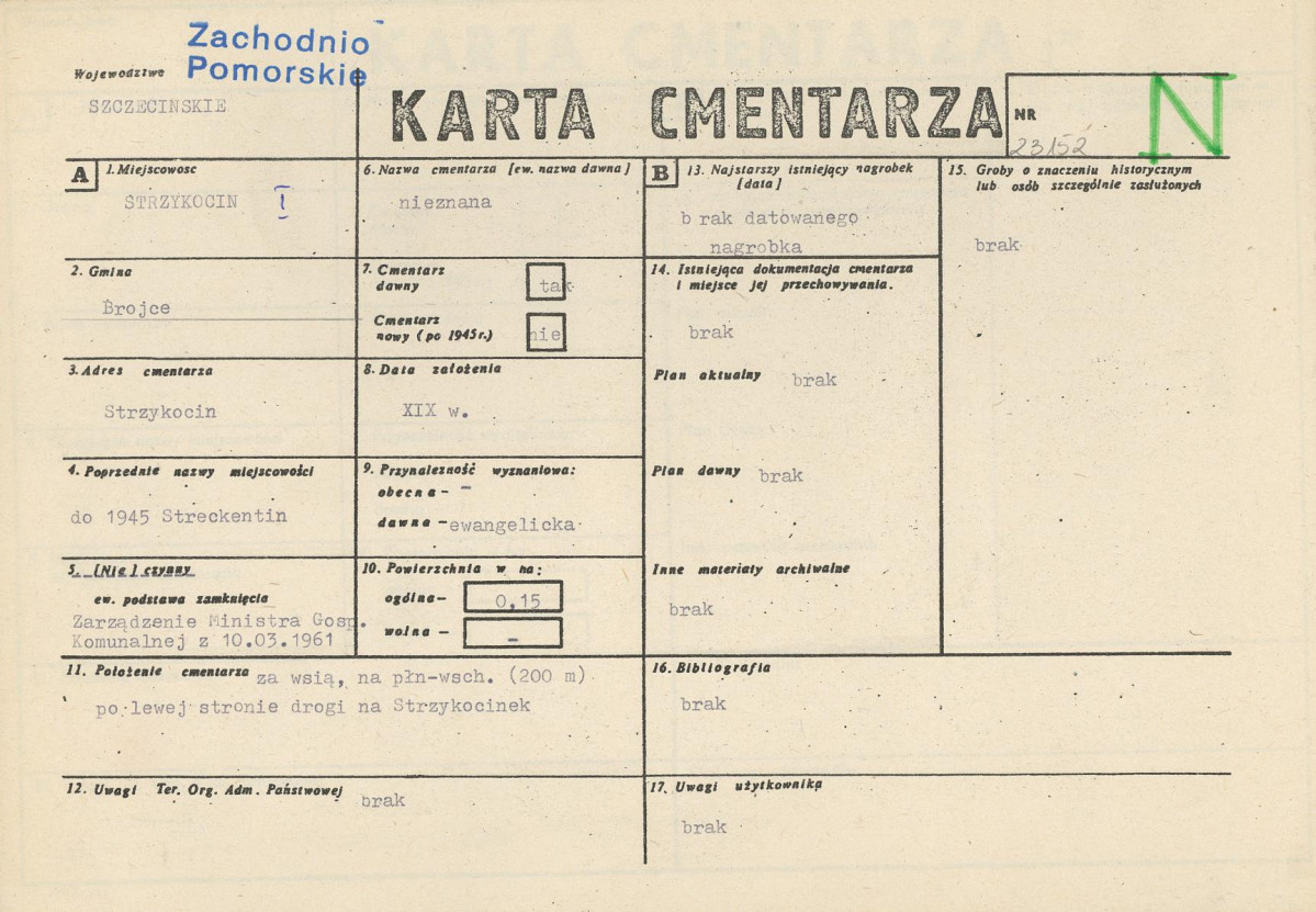 Karta cmentarza, skan nr 1