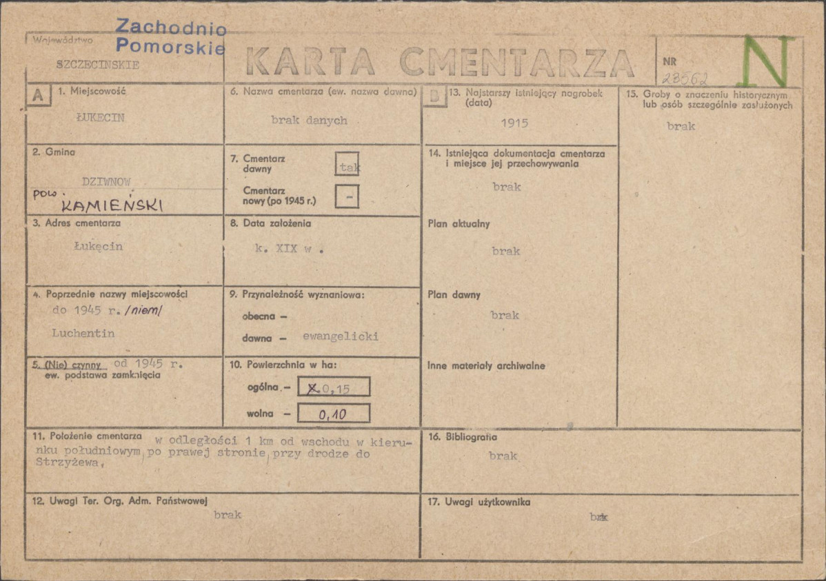 Karta cmentarza, skan nr 1