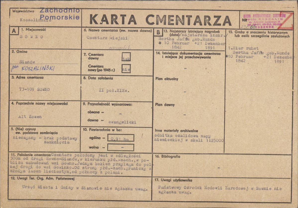 Karta cmentarza, skan nr 1