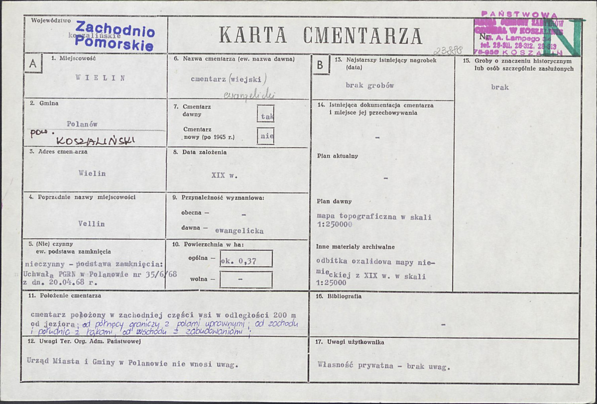 Karta cmentarza, skan nr 1