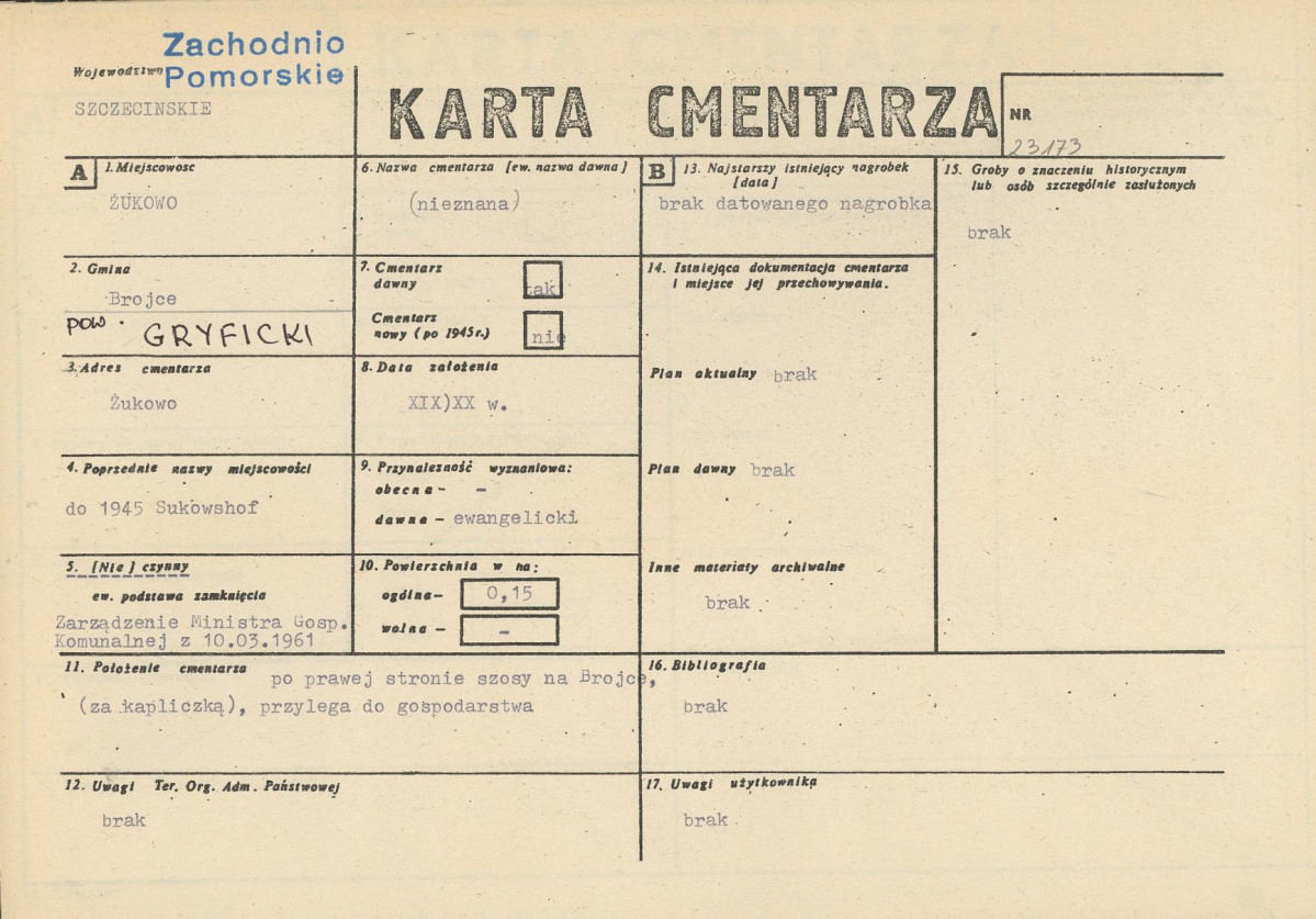 Karta cmentarza, skan nr 1