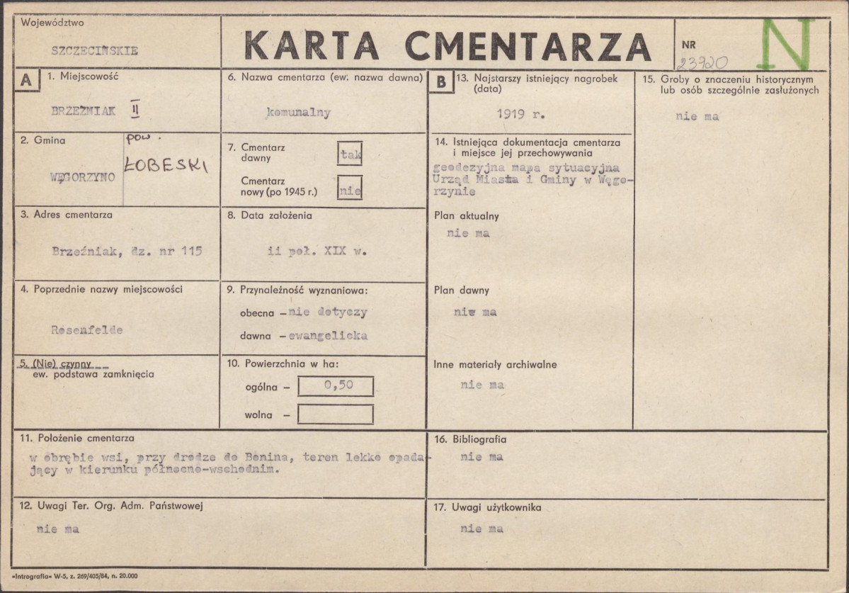 Karta cmentarza, skan nr 1