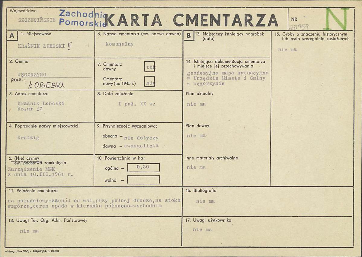 Karta cmentarza, skan nr 1