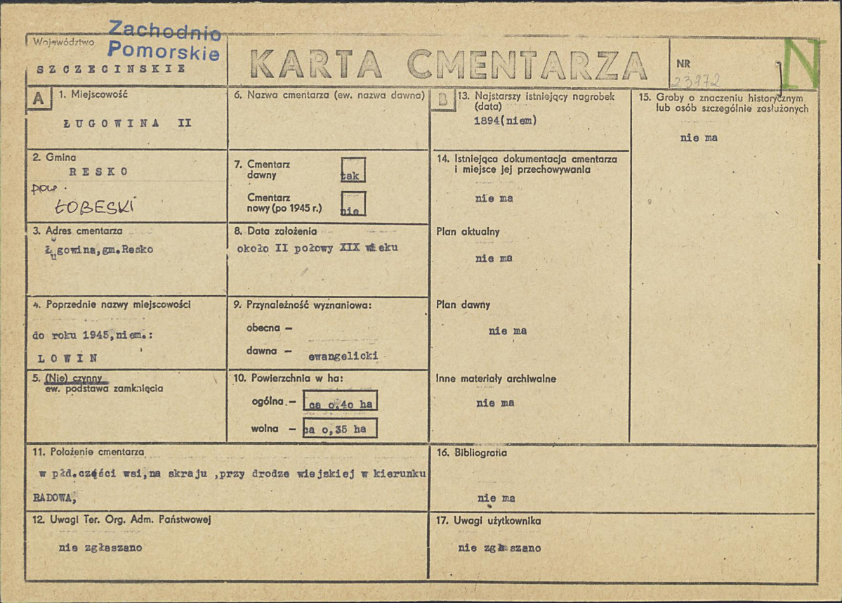Karta cmentarza, skan nr 1