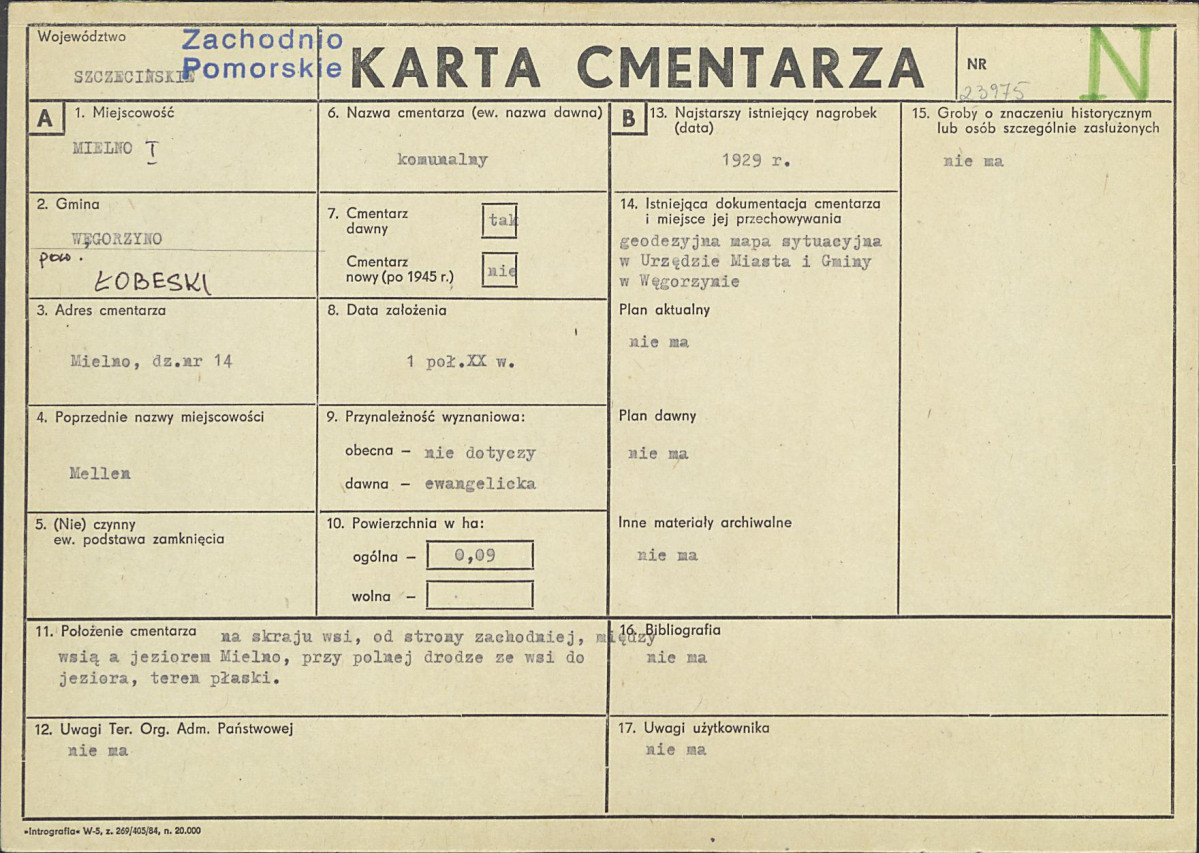 Karta cmentarza, skan nr 1