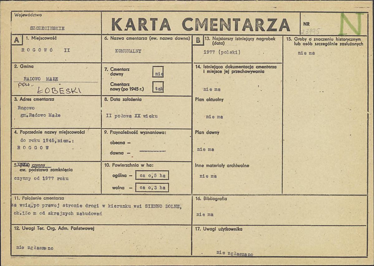 Karta cmentarza, skan nr 1