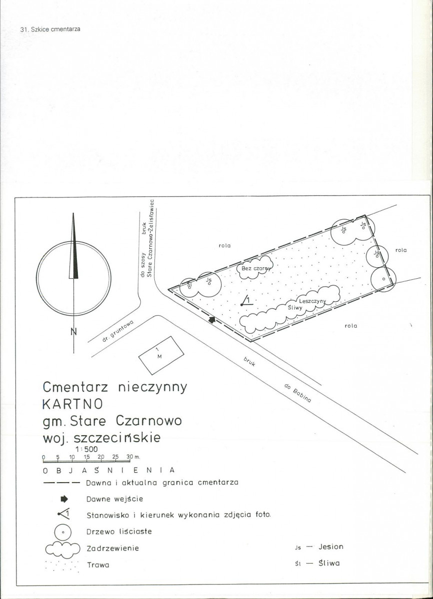 Karta cmentarza, skan nr 3