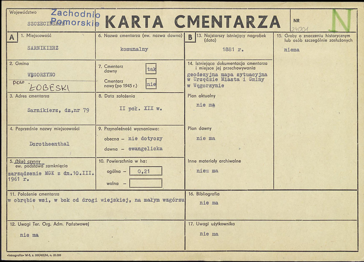 Karta cmentarza, skan nr 1