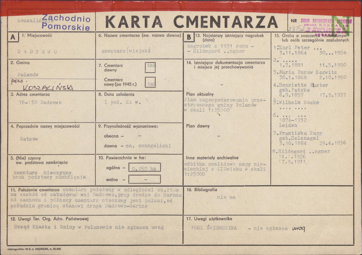 Karta cmentarza, skan nr 1