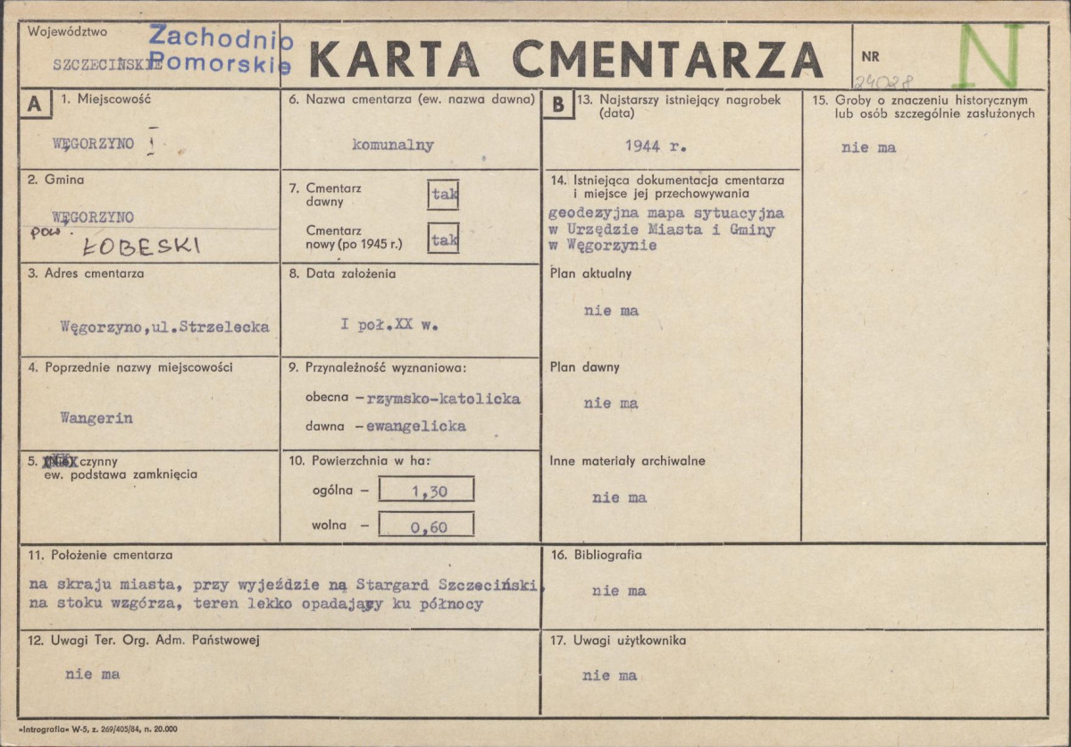 Karta cmentarza, skan nr 1