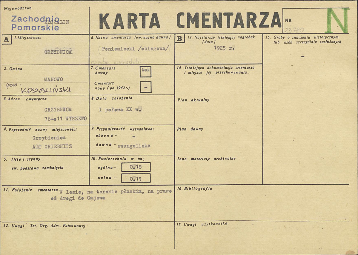 Karta cmentarza, skan nr 1