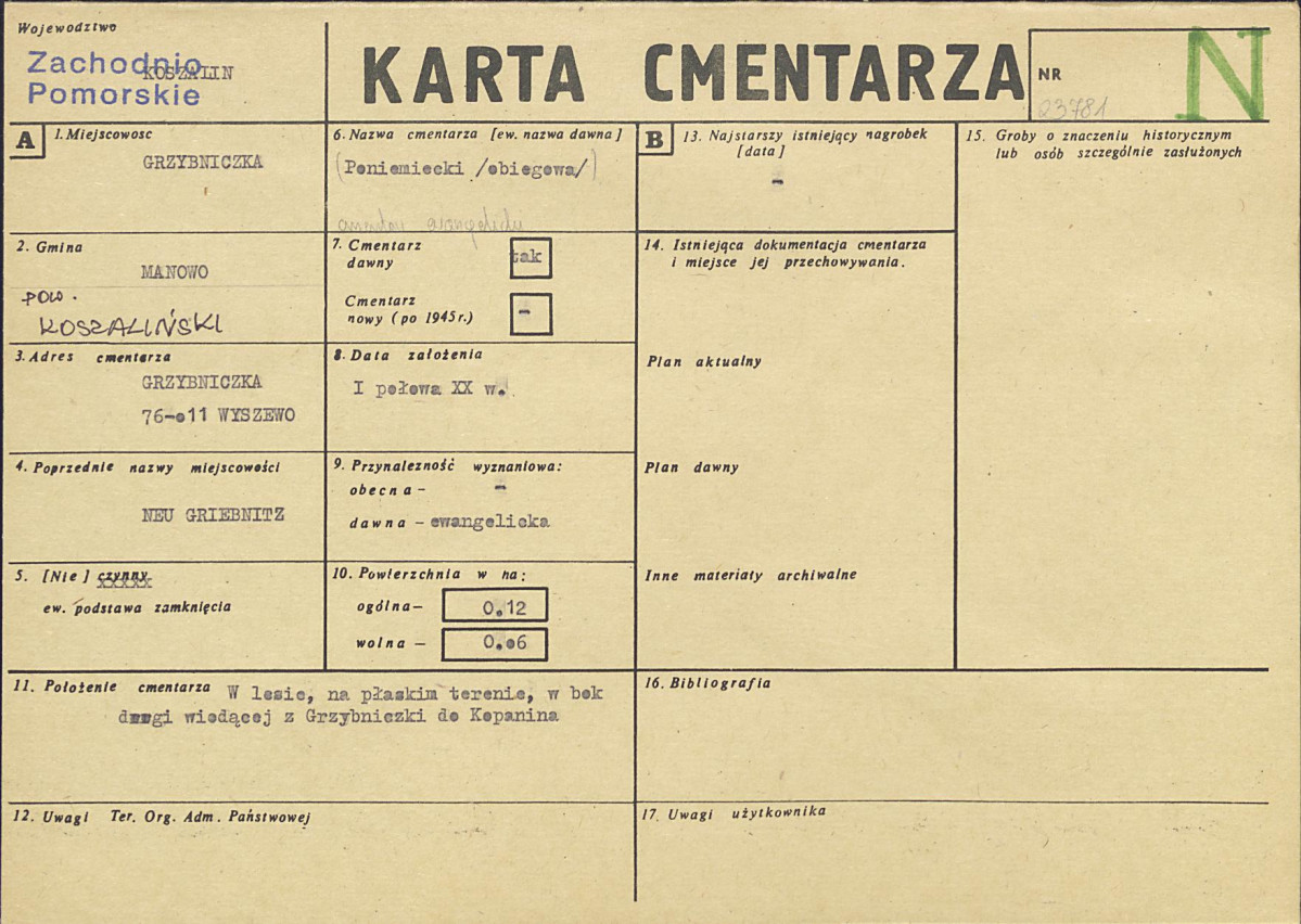 Karta cmentarza, skan nr 1