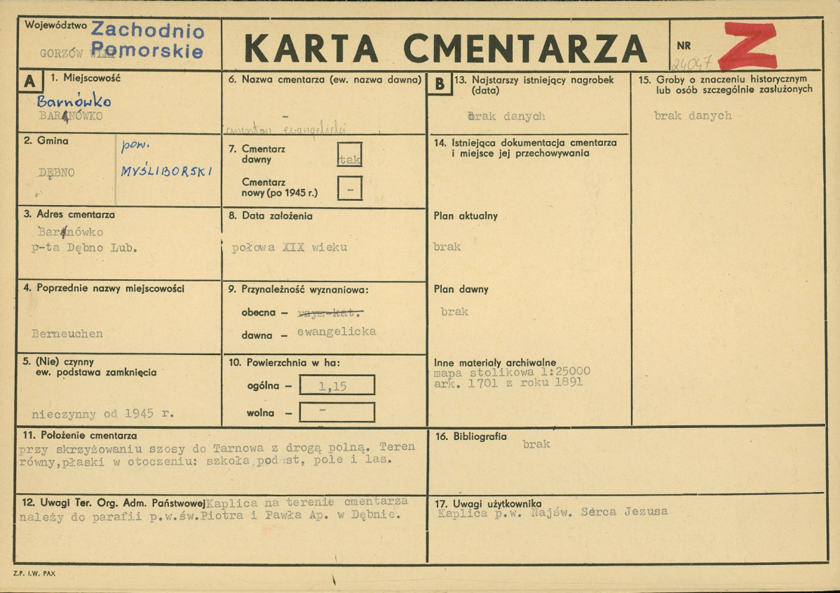 Karta cmentarza, skan nr 1