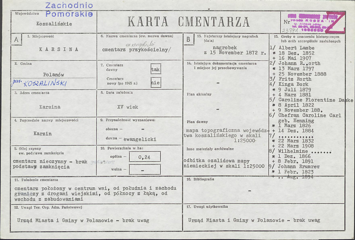 Karta cmentarza, skan nr 1