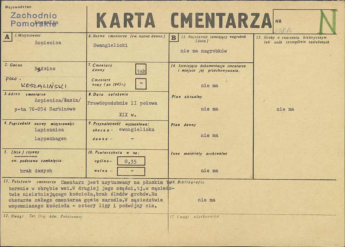 Karta cmentarza, skan nr 1