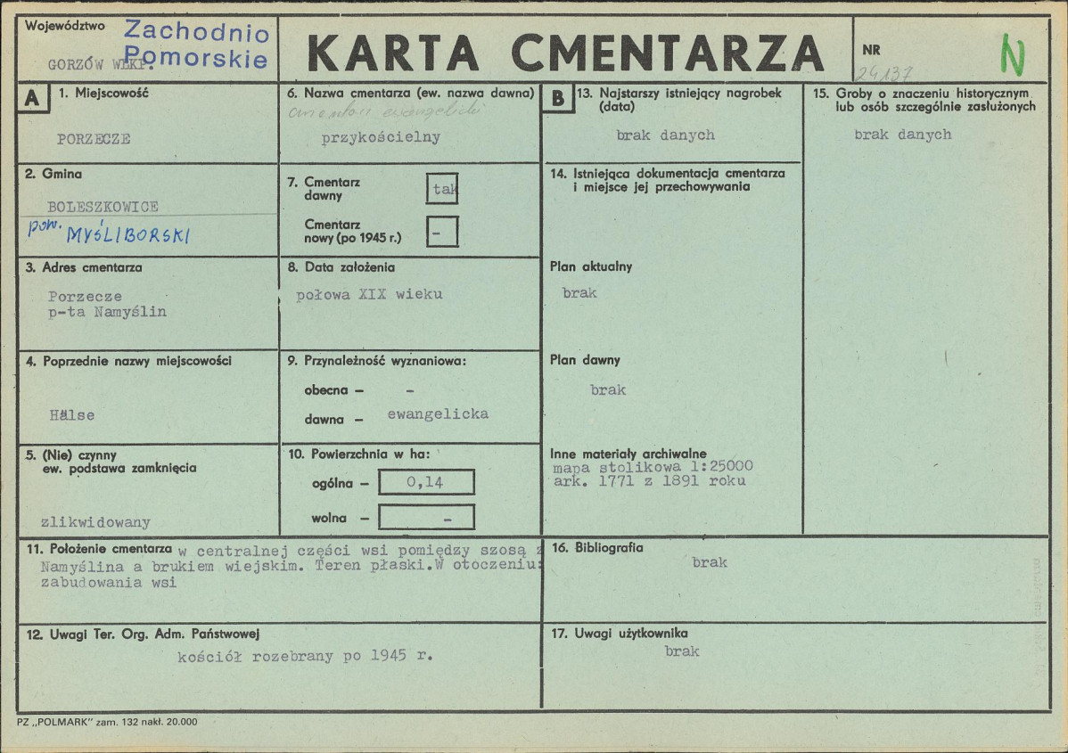 Karta cmentarza, skan nr 1