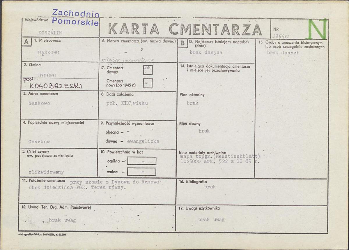 Karta cmentarza, skan nr 1