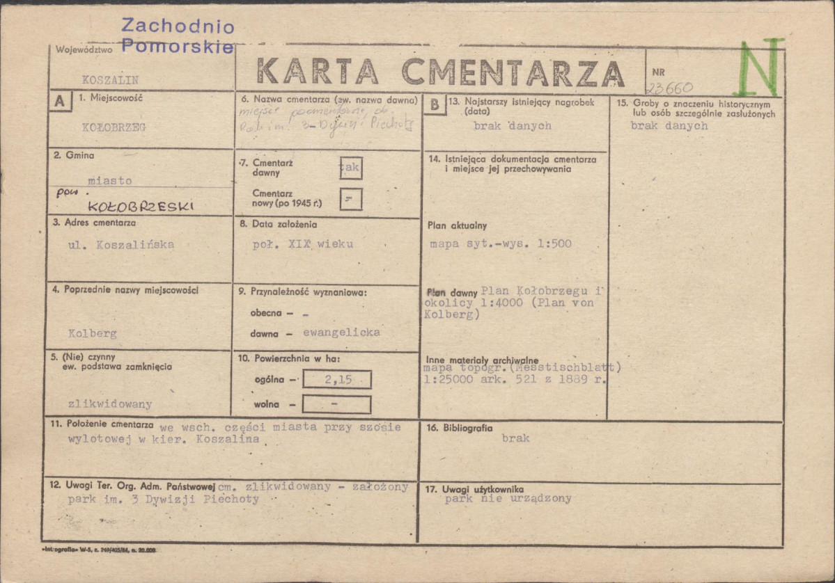 Karta cmentarza, skan nr 1