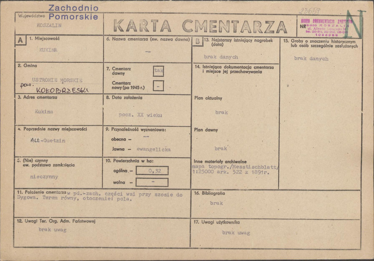 Karta cmentarza, skan nr 1