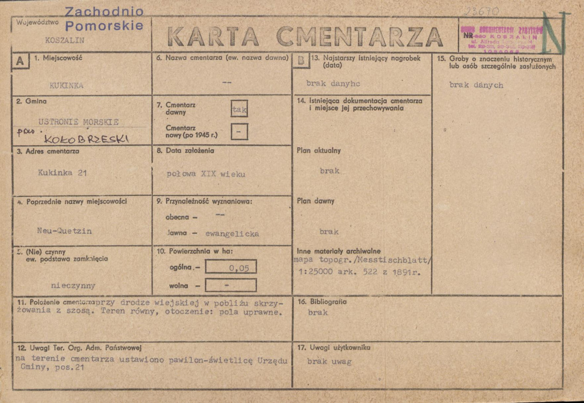 Karta cmentarza, skan nr 1