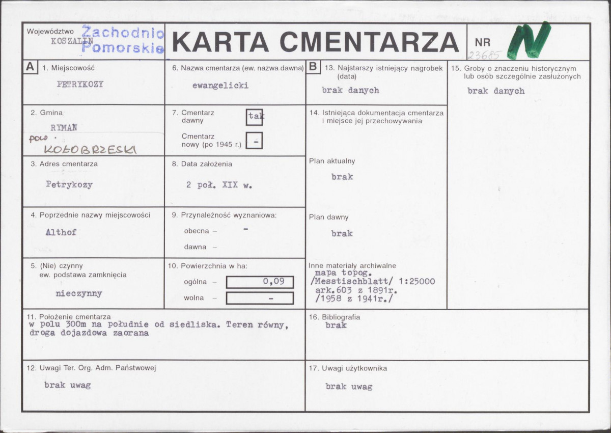 Karta cmentarza, skan nr 1