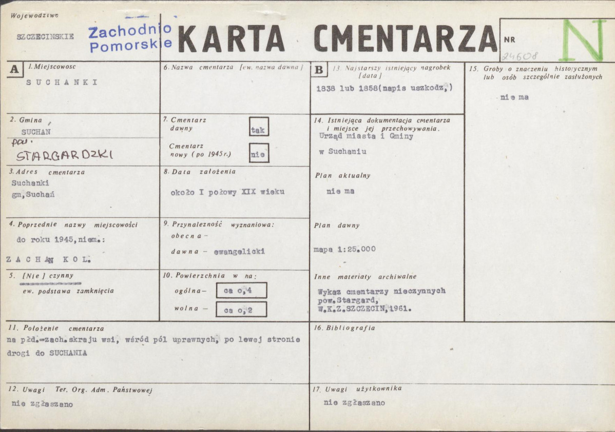 Karta cmentarza, skan nr 1
