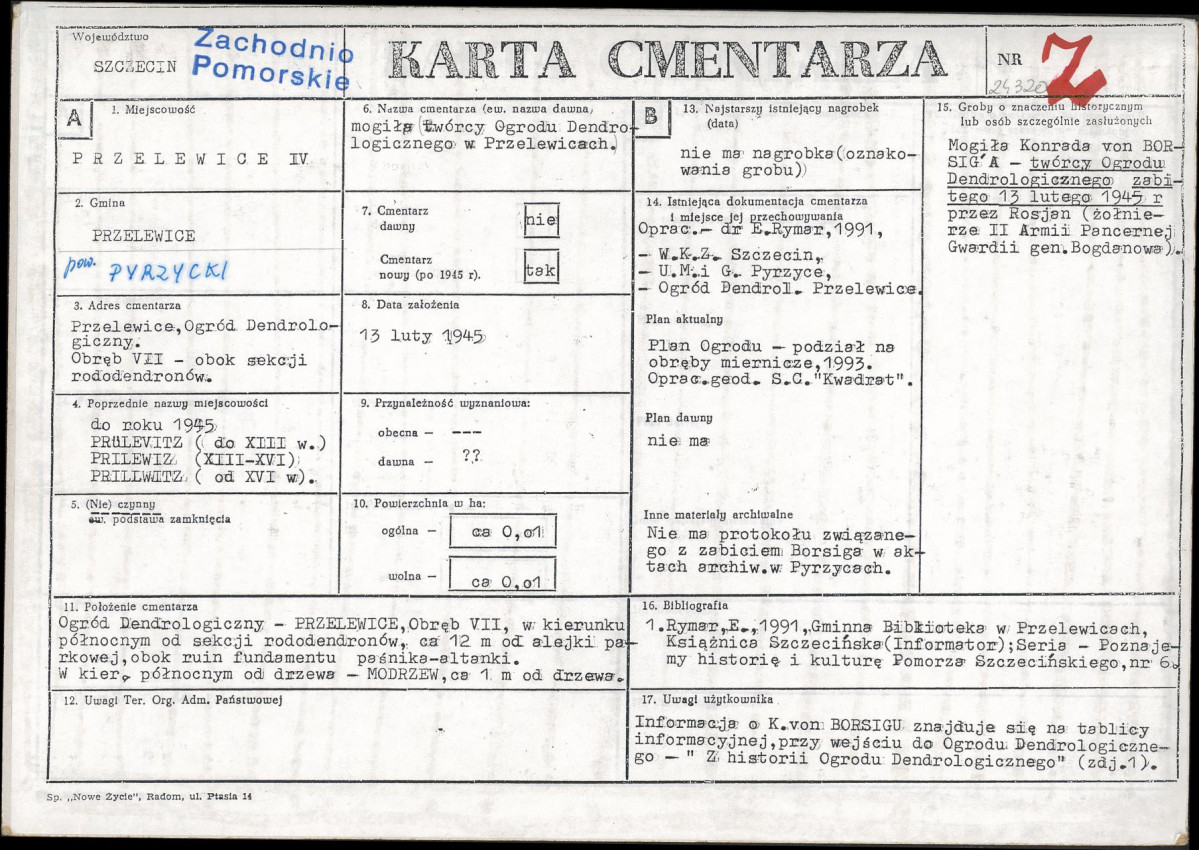 Karta cmentarza, skan nr 1