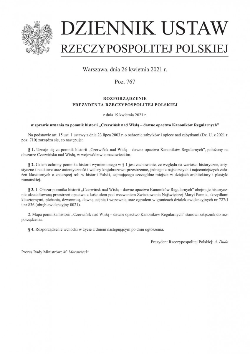 Pomnik Historii, skan nr 1