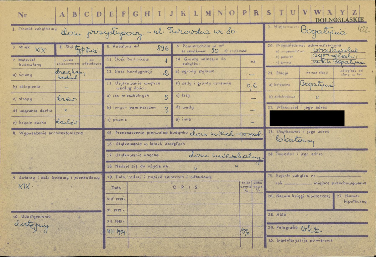 KZ - Karta zielona, skan nr 1