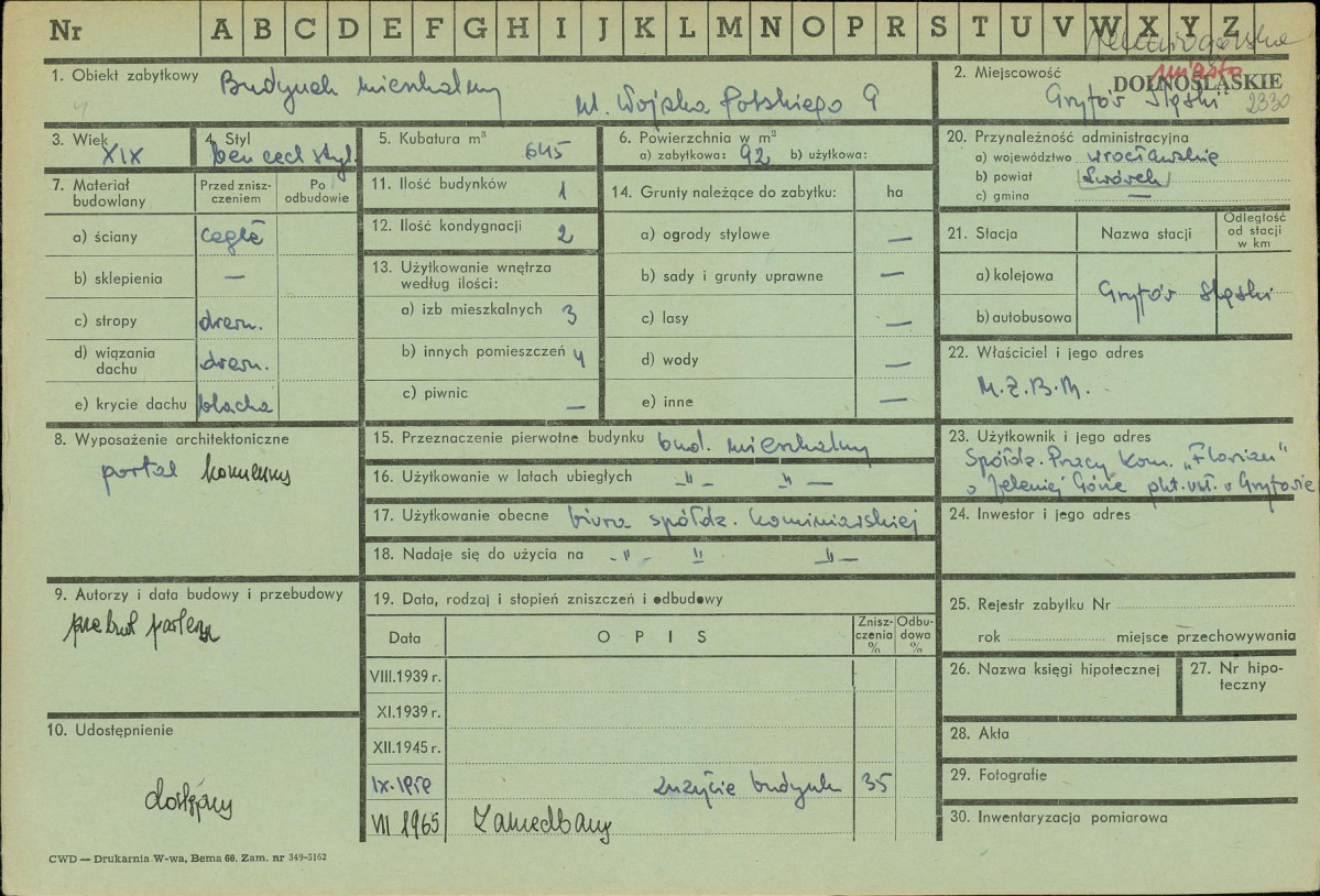 Karta zielona, skan nr 1