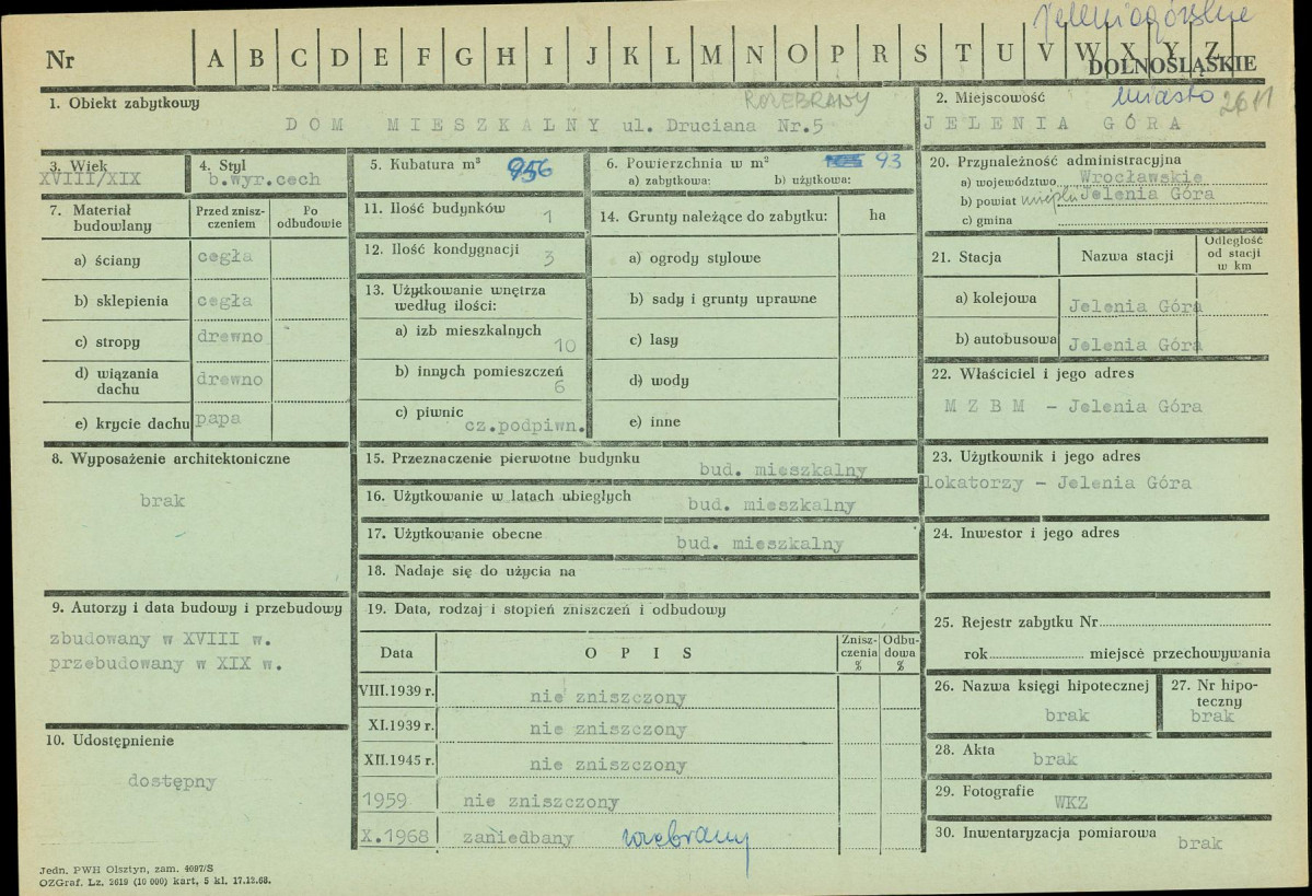 Karta zielona, skan nr 1