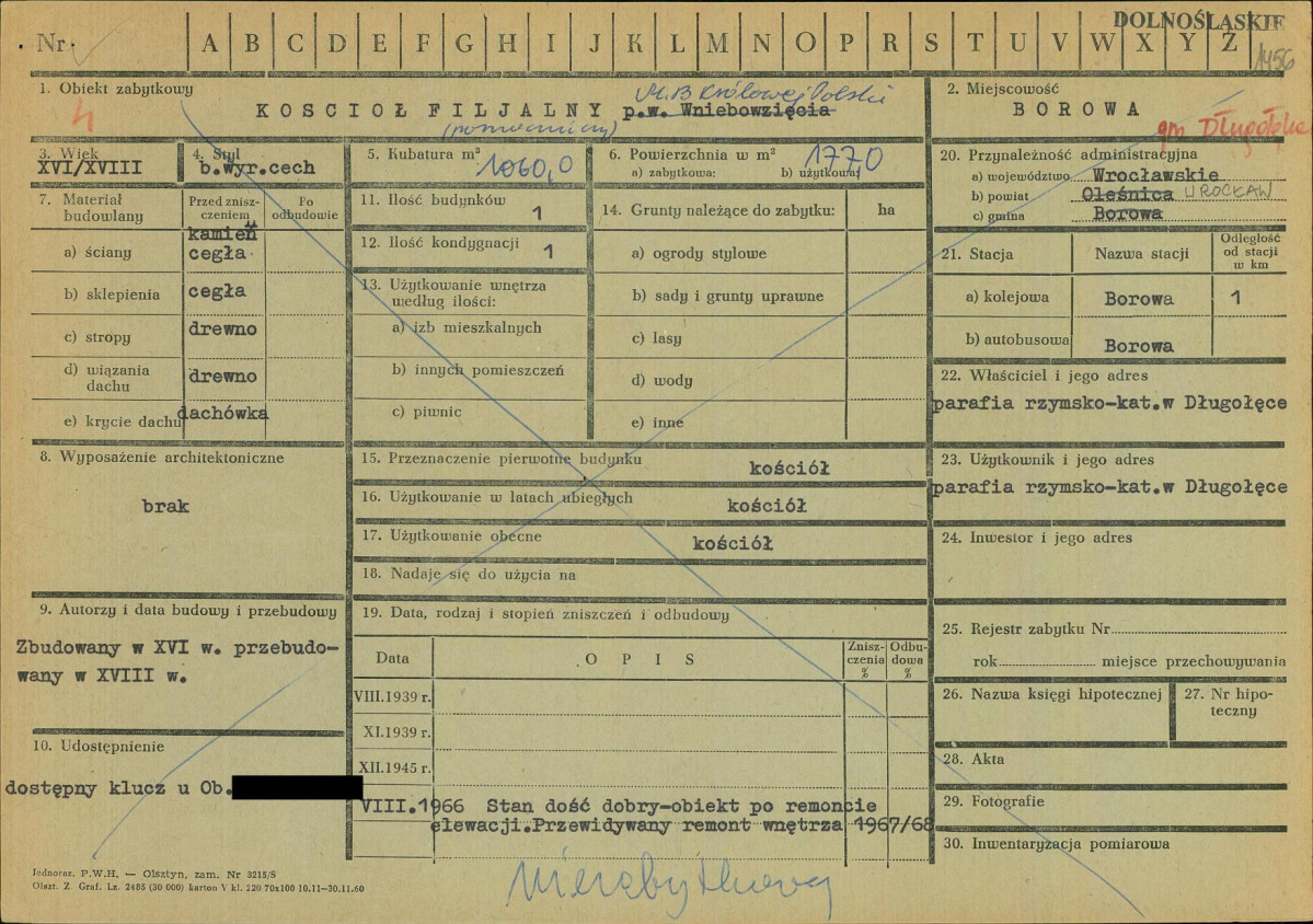 KZ - Karta zielona, skan nr 1