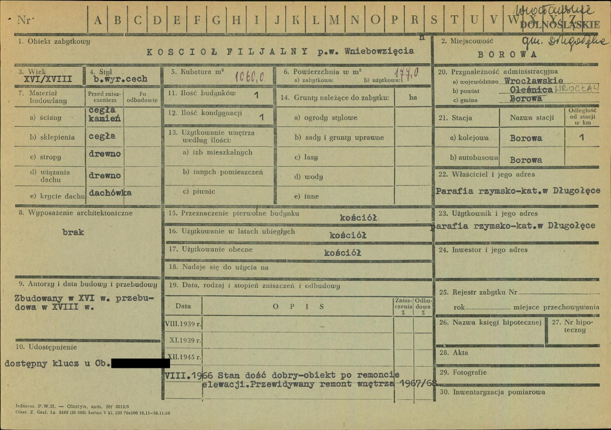 KZ - Karta zielona, skan nr 1
