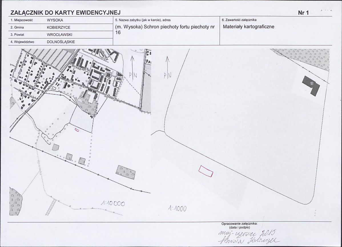Karta obiektu niewpisanego do rejestru, skan nr 3