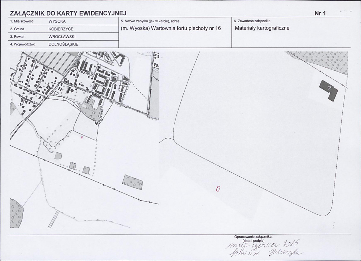 Karta obiektu niewpisanego do rejestru, skan nr 3