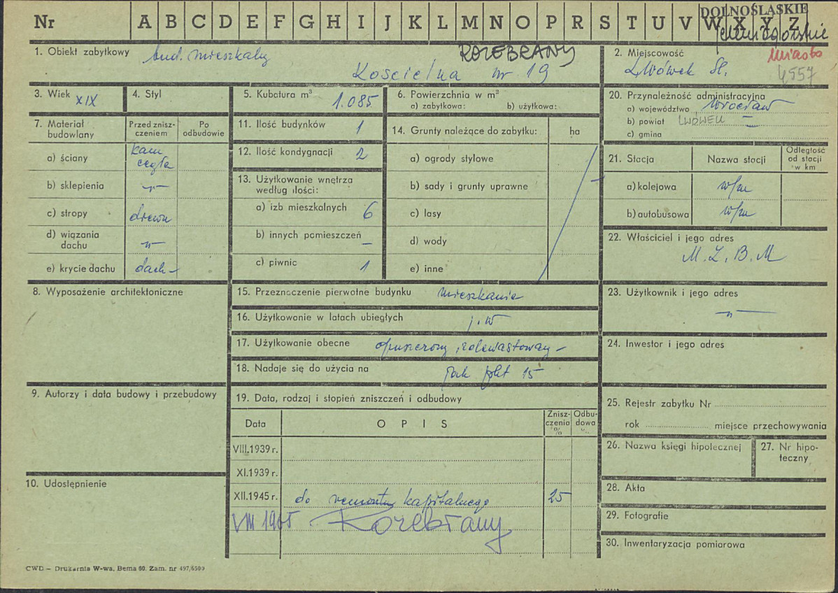 Karta zielona, skan nr 1