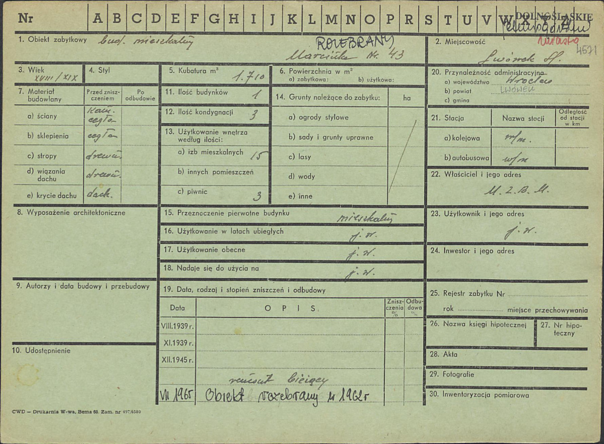 Karta zielona, skan nr 1