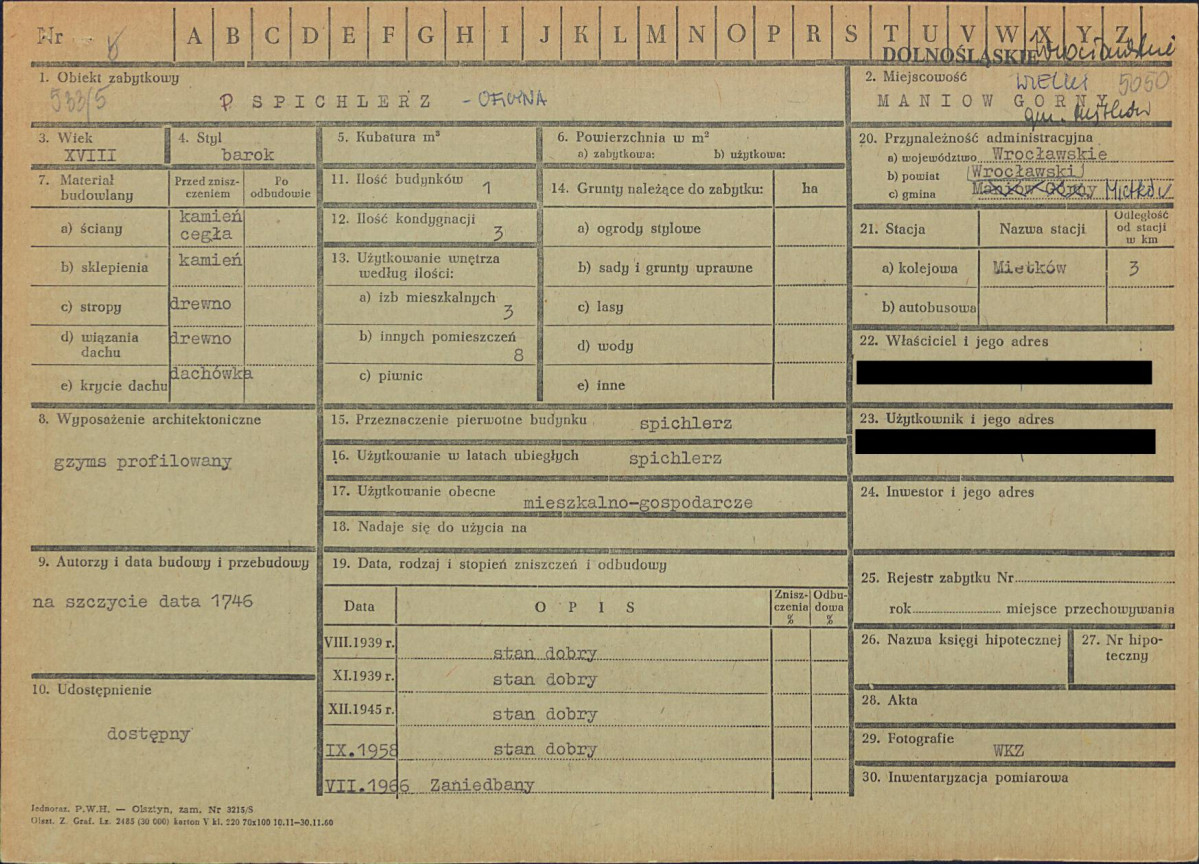 KZ - Karta zielona, skan nr 1