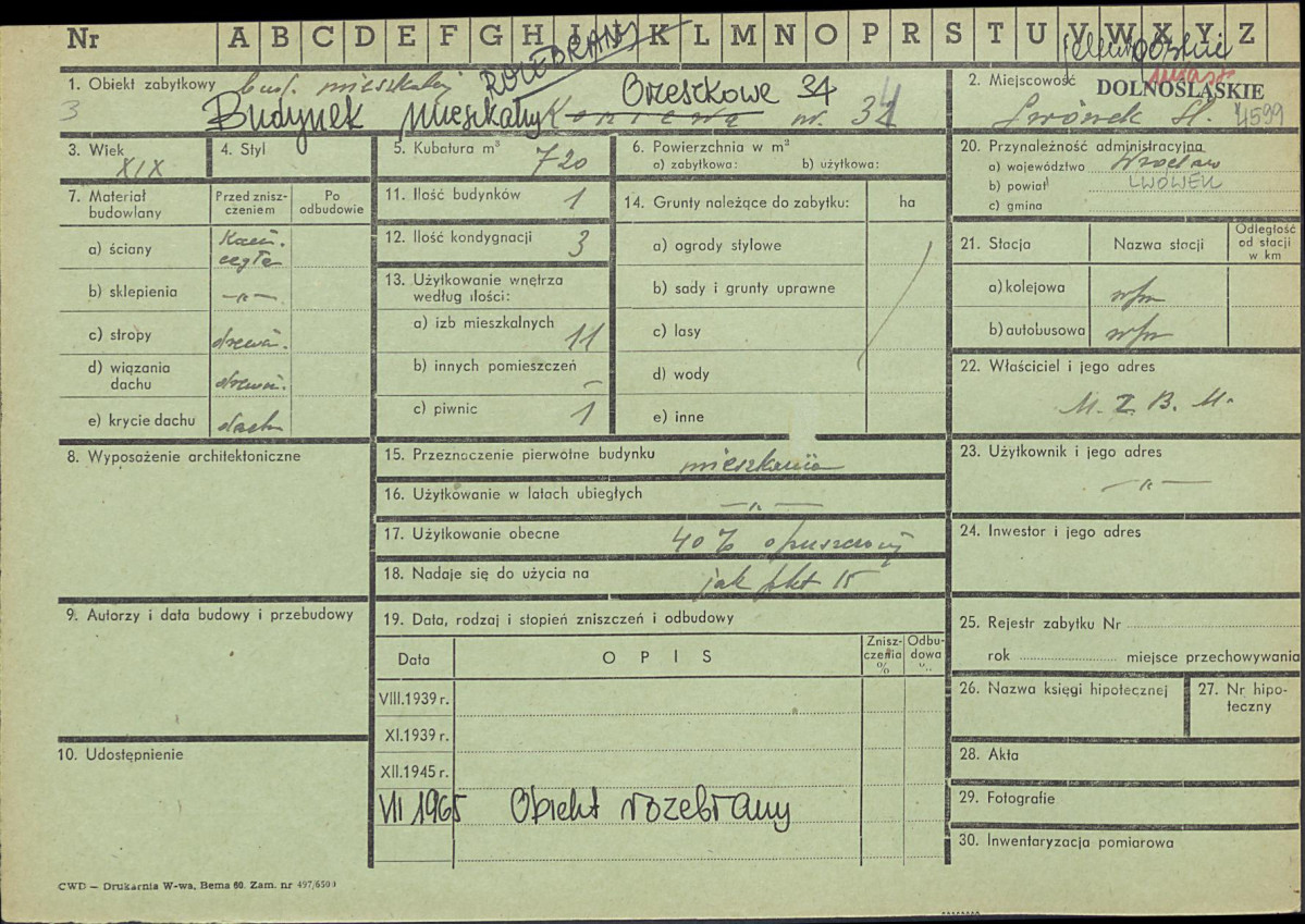 Karta zielona, skan nr 1